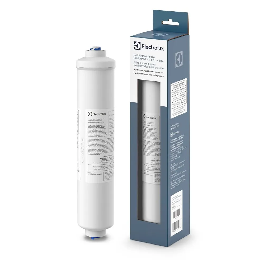 Kit Filtro de Água Externo para Geladeira Side By Side Electrolux (2 unidades)