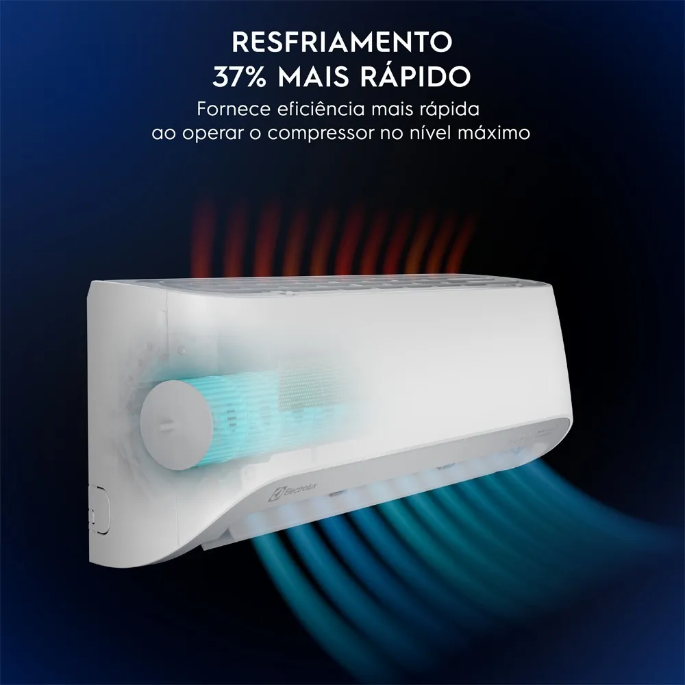 Ar-Condicionado Split Electrolux Inverter 12.000 BTUs Color Adapt Quente/Frio (JI12R/JE12R)