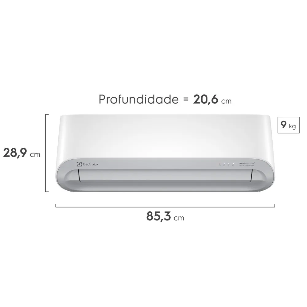 Ar-Condicionado Split Electrolux 12.000 BTUs Color Adapt Frio com Wi-fi (YI12F/YE12F)