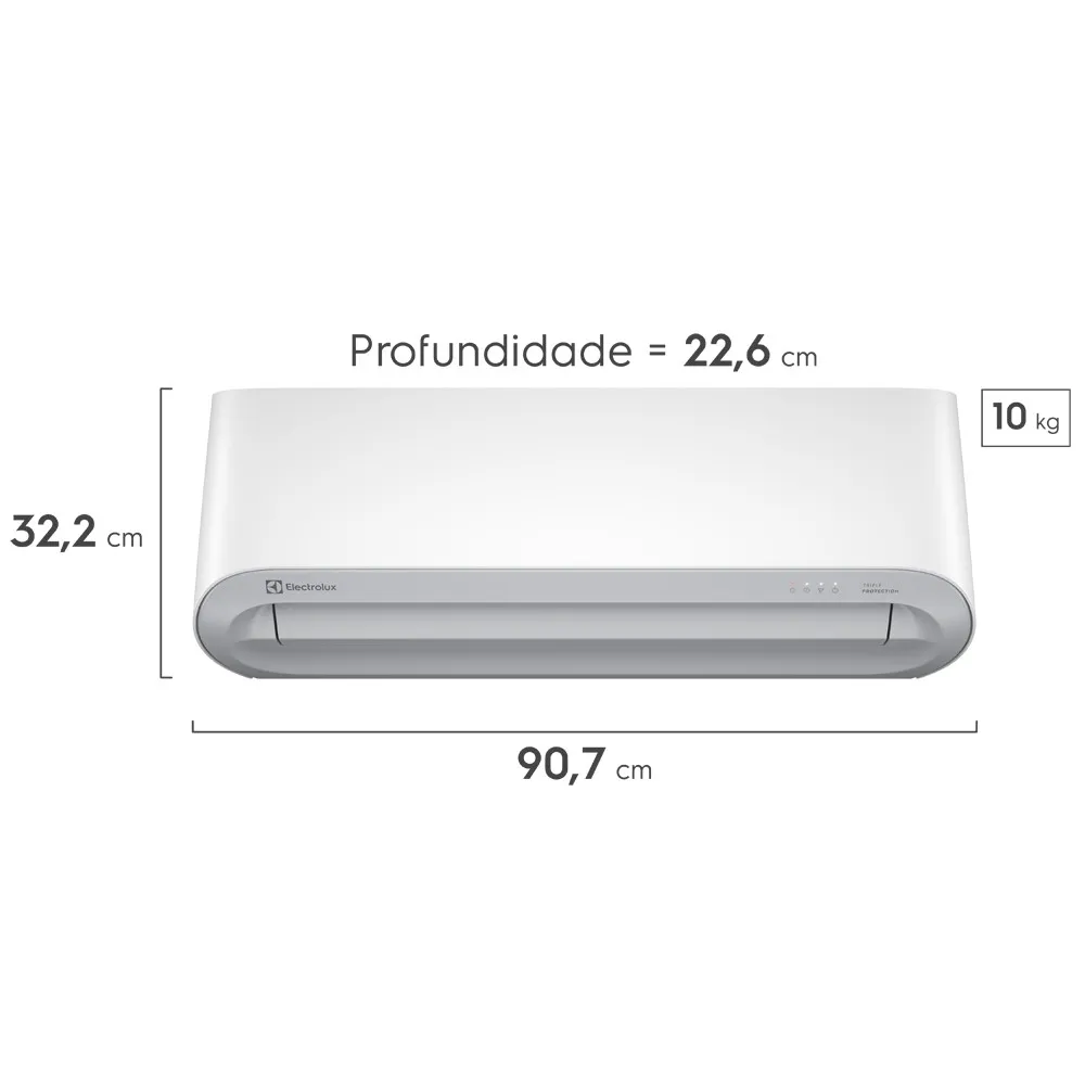 Ar-Condicionado Split Electrolux 12.000 BTUs Color Adapt Quente/Frio (UI12R/UE12R)