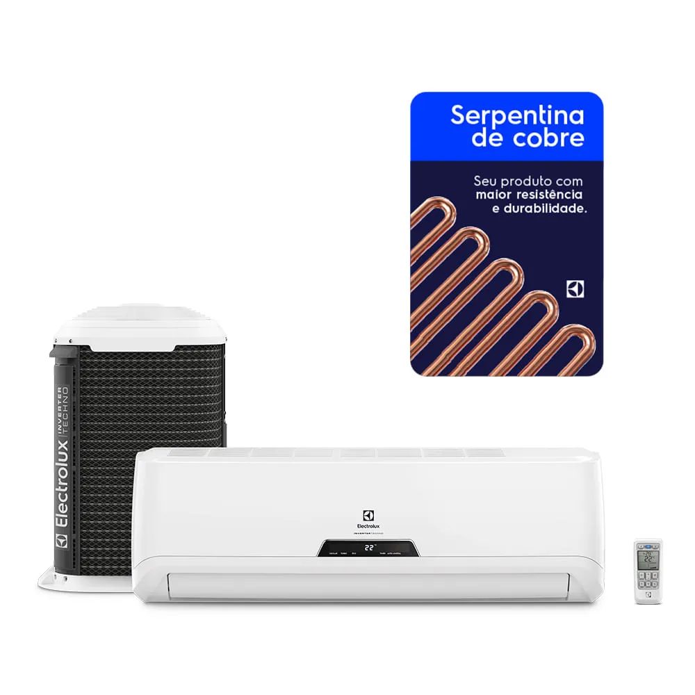 Ar-Condicionado Split Electrolux Inverter 22.000 BTUs Frio com Função Eco (QI22F/QE22F)