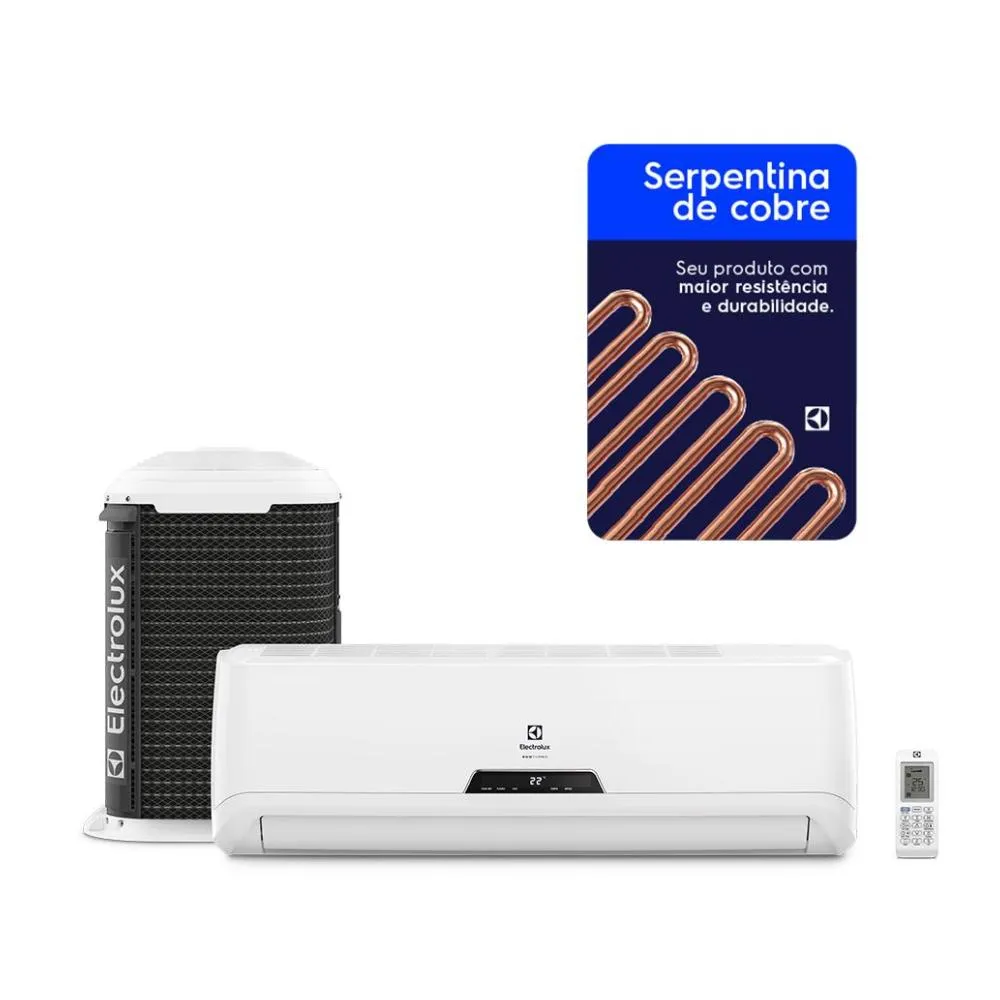 Ar-Condicionado Split Electrolux 18.000 BTUs Quente/Frio Linha Ecoturbo (VI18R/VE18R)