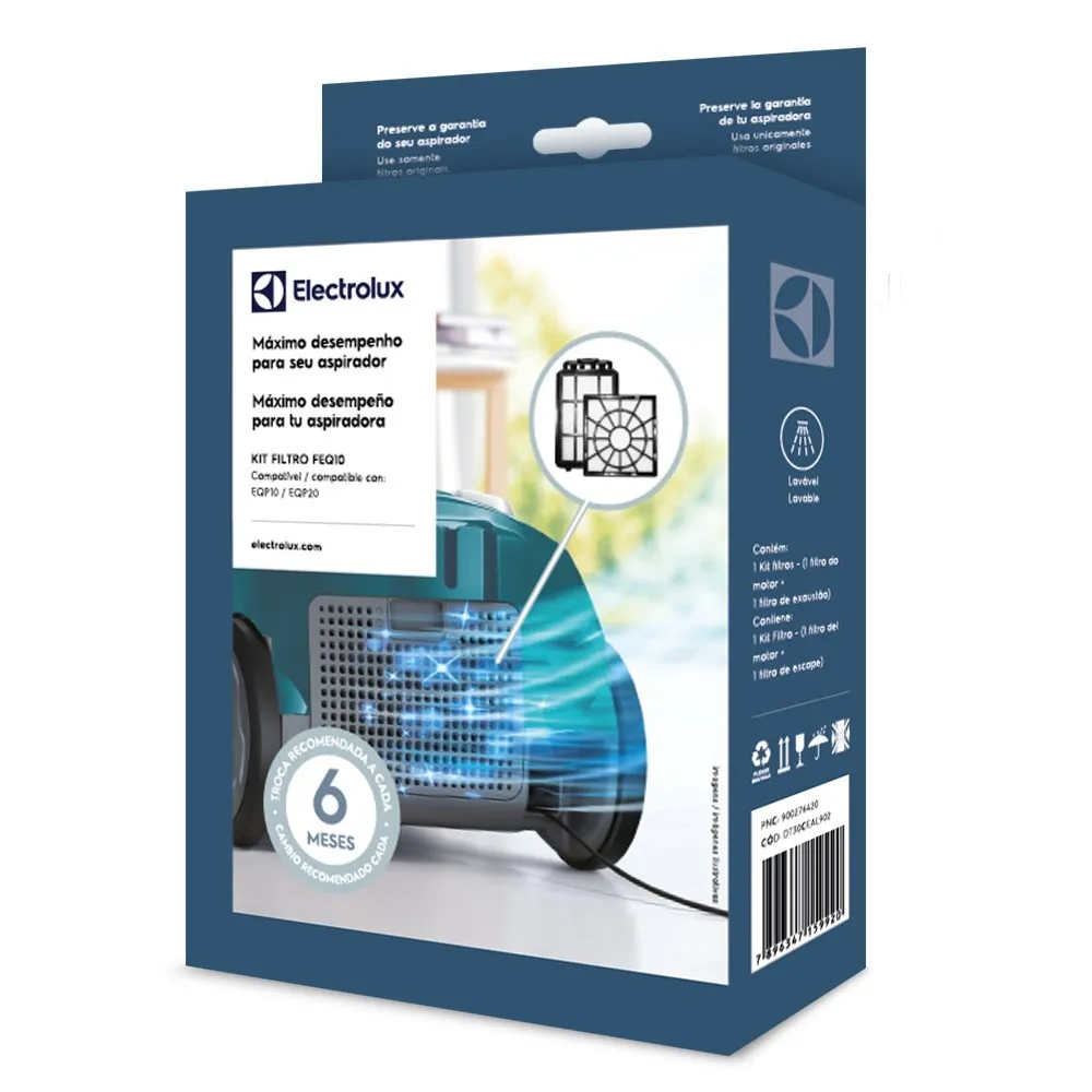 Kit Filtro para aspirador de pó EQUIPT EQP20 / EQP10 (FEQ10)