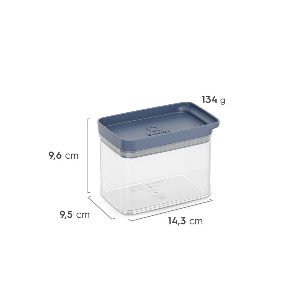 Pote Hermético Organizador Electrolux Experience Empilhável Modular 0,85L