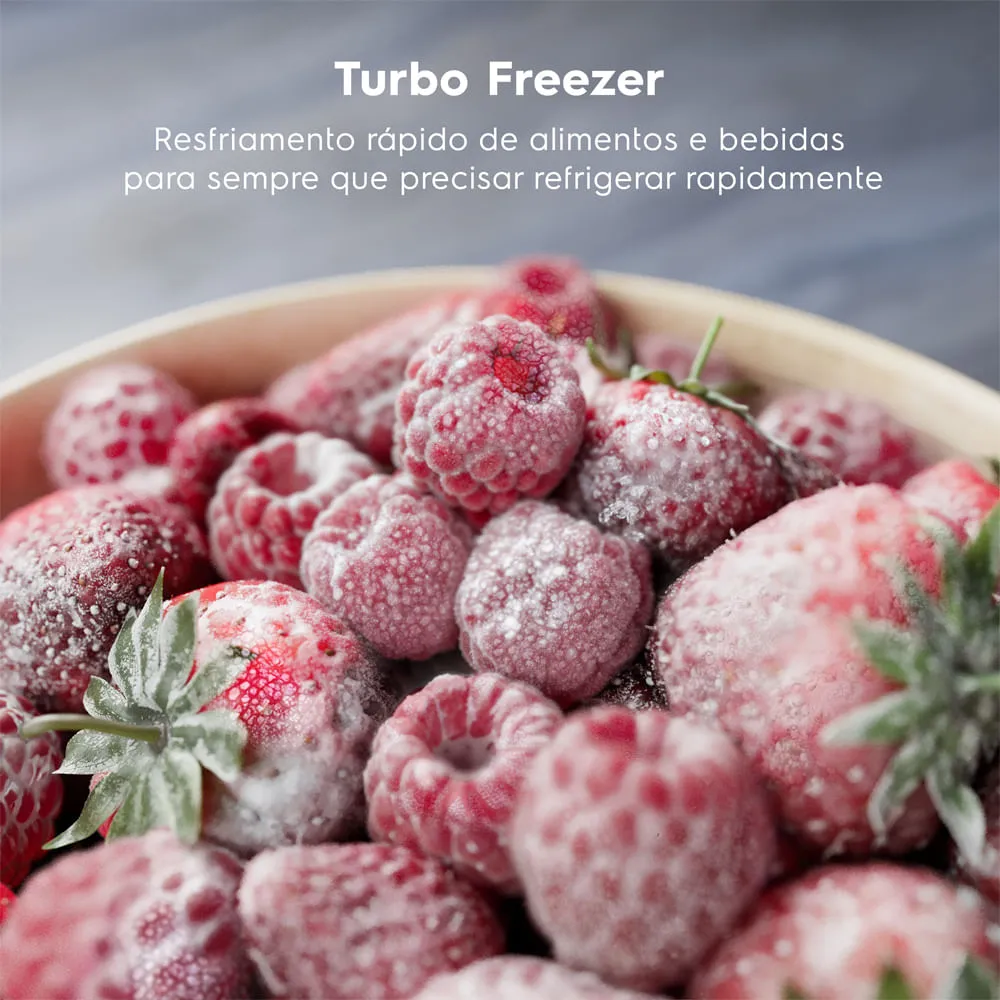 Geladeira Electrolux Frost Free 400L AutoSense Duplex Black Inox Look (TF44B)