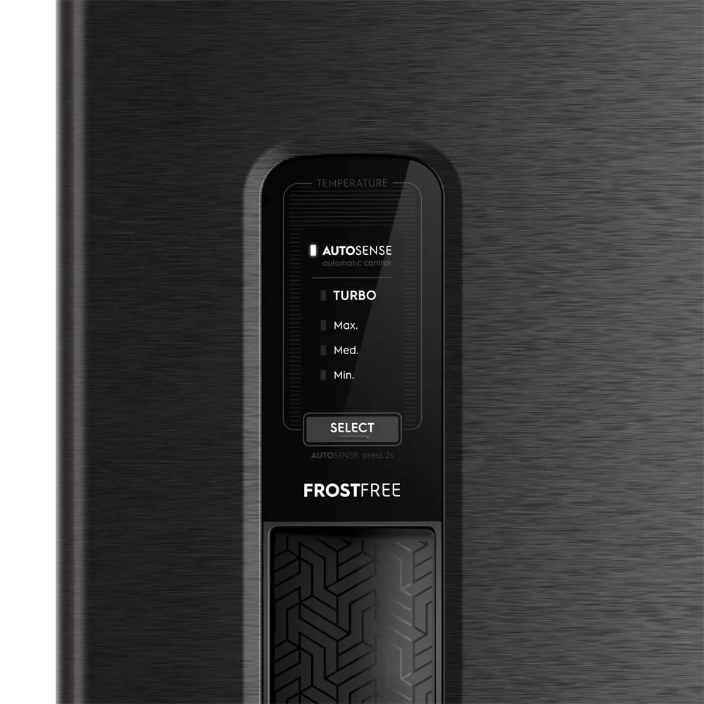Geladeira Electrolux Frost Free 380L AutoSense Duplex Black Inox Look (TF41B)