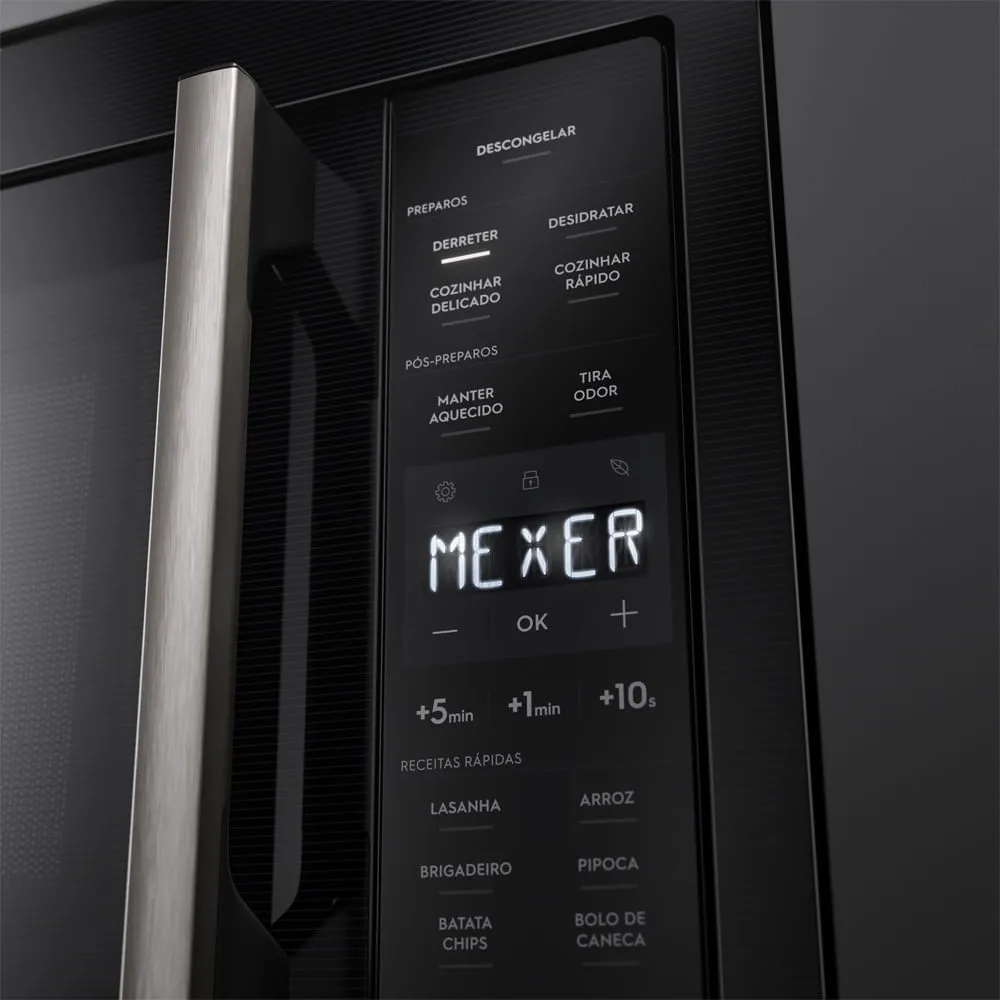 Micro-ondas de Embutir Electrolux 34L Preto Experience com Descongelamento Assistido (ME3BP)
