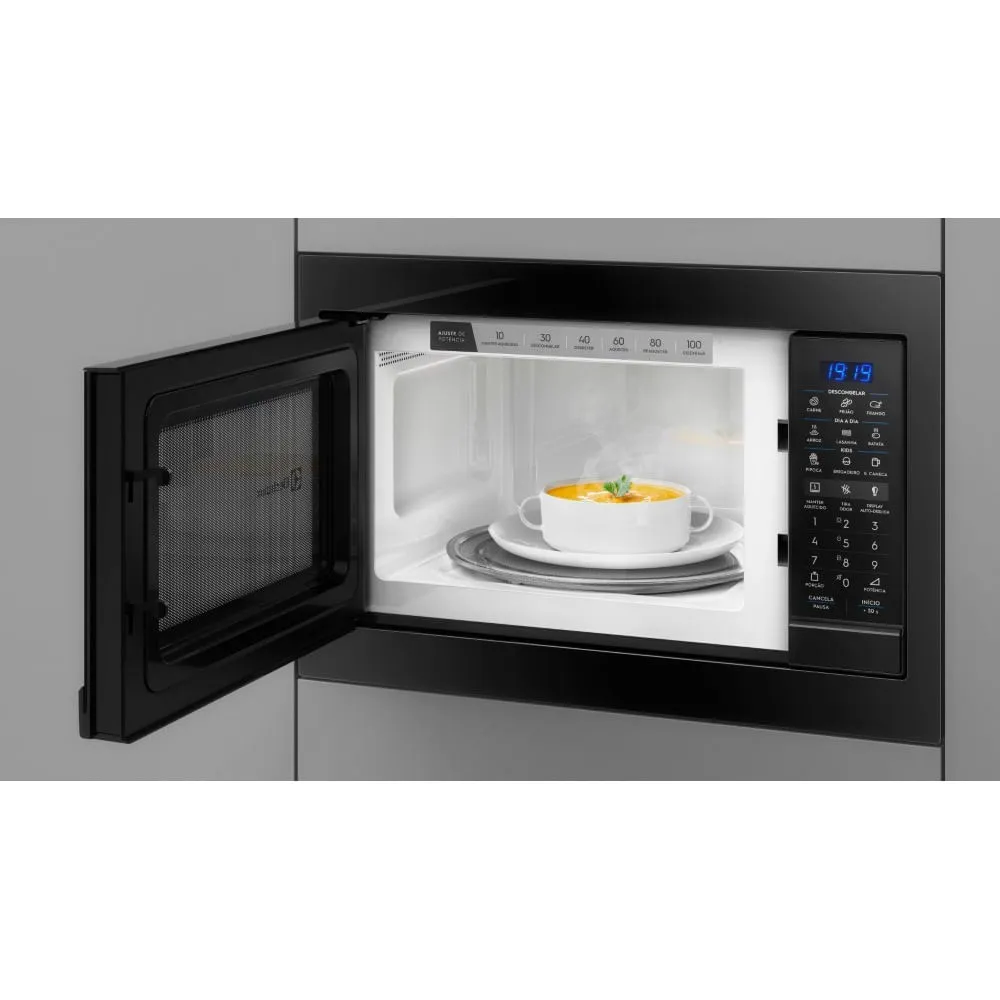 Micro-ondas de Embutir Electrolux 34L Preto com Painel Digital e Função Tira odor (ME3EP)