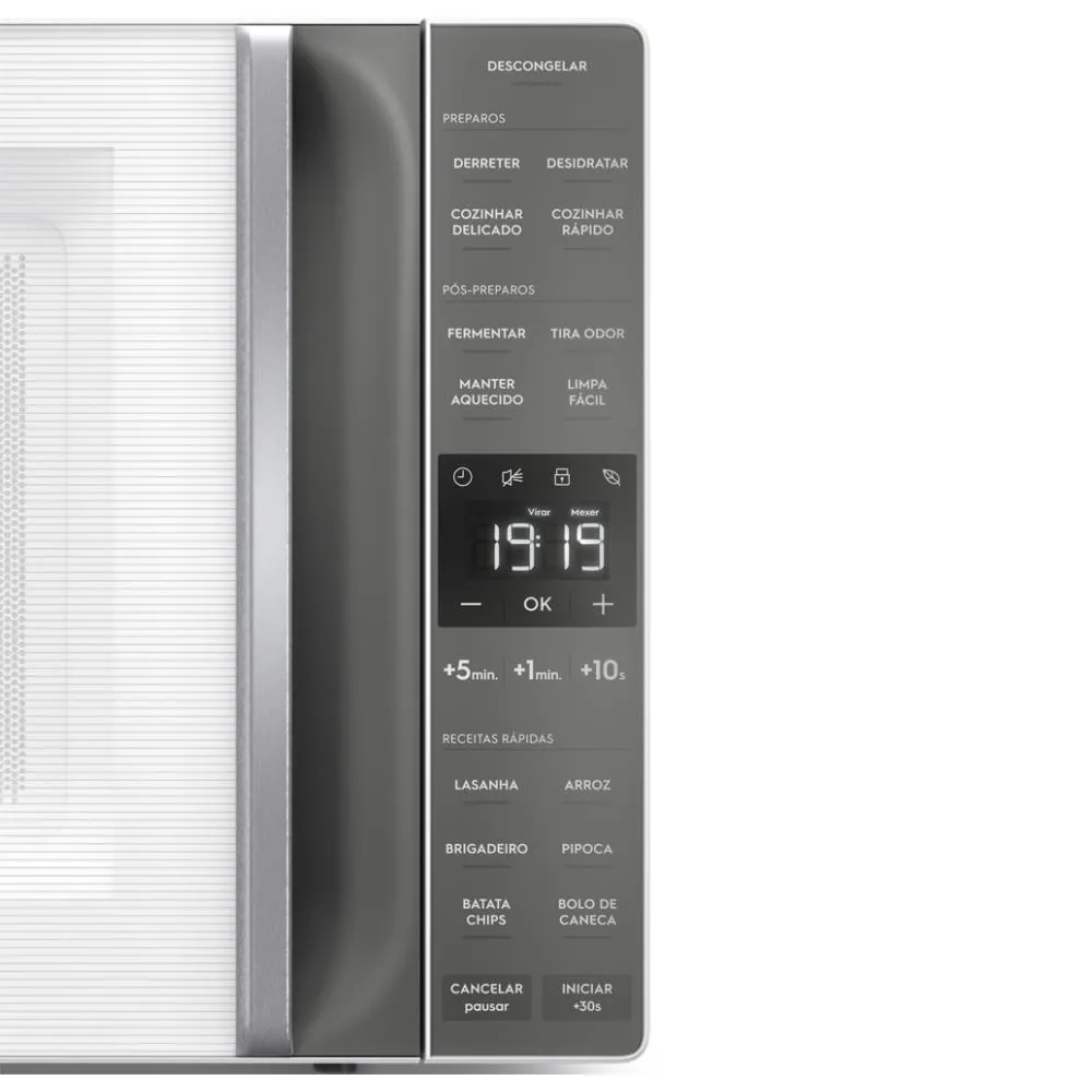 Micro-ondas Electrolux 36L Branco Efficient com Descongelamento Assistido (ME36B)