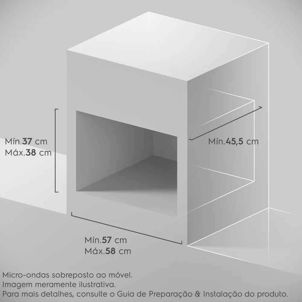 Torre de Cocção com Micro-ondas de Embutir 34l Experience + Forno de Embutir a Gás 80L Experience com FoodSensor Electrolux (ME3BC+OE8GF)