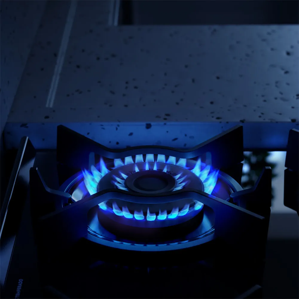 Fogão de Embutir 4 bocas Electrolux Preto Experience Mesa de Vidro e VaporBake (FE4BB)