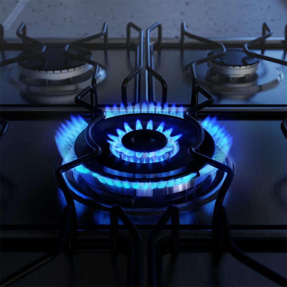 Fogão 5 bocas Electrolux Cinza Experience com Duplo Forno, PerfectCook360 e Vapor Bake (FE5DC)