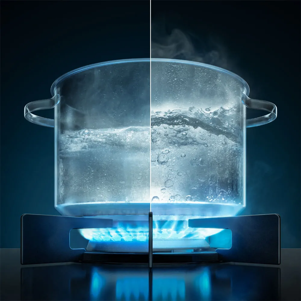Fogão de Embutir 5 bocas Electrolux Cinza Experience Mesa Vidro, Grill e PerfectCook360 (FE5EG)