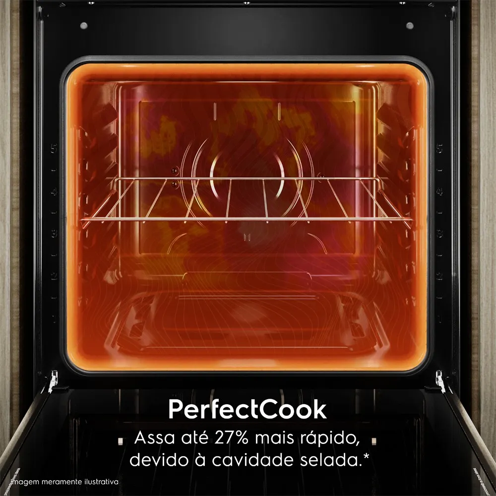 Fogão 4 bocas Electrolux Preto Experience com Mesa Inox, Timer e Tripla Chama (FE4TP)