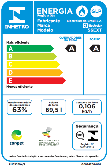 Fogão 4 Bocas de Embutir Electrolux Prata com Grill e Tripla Chama (56EXT)