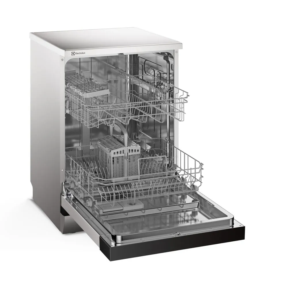 Lava-Louça Electrolux 14 Serviços Inox com Programa Lava & Seca 50 min (LS14E)