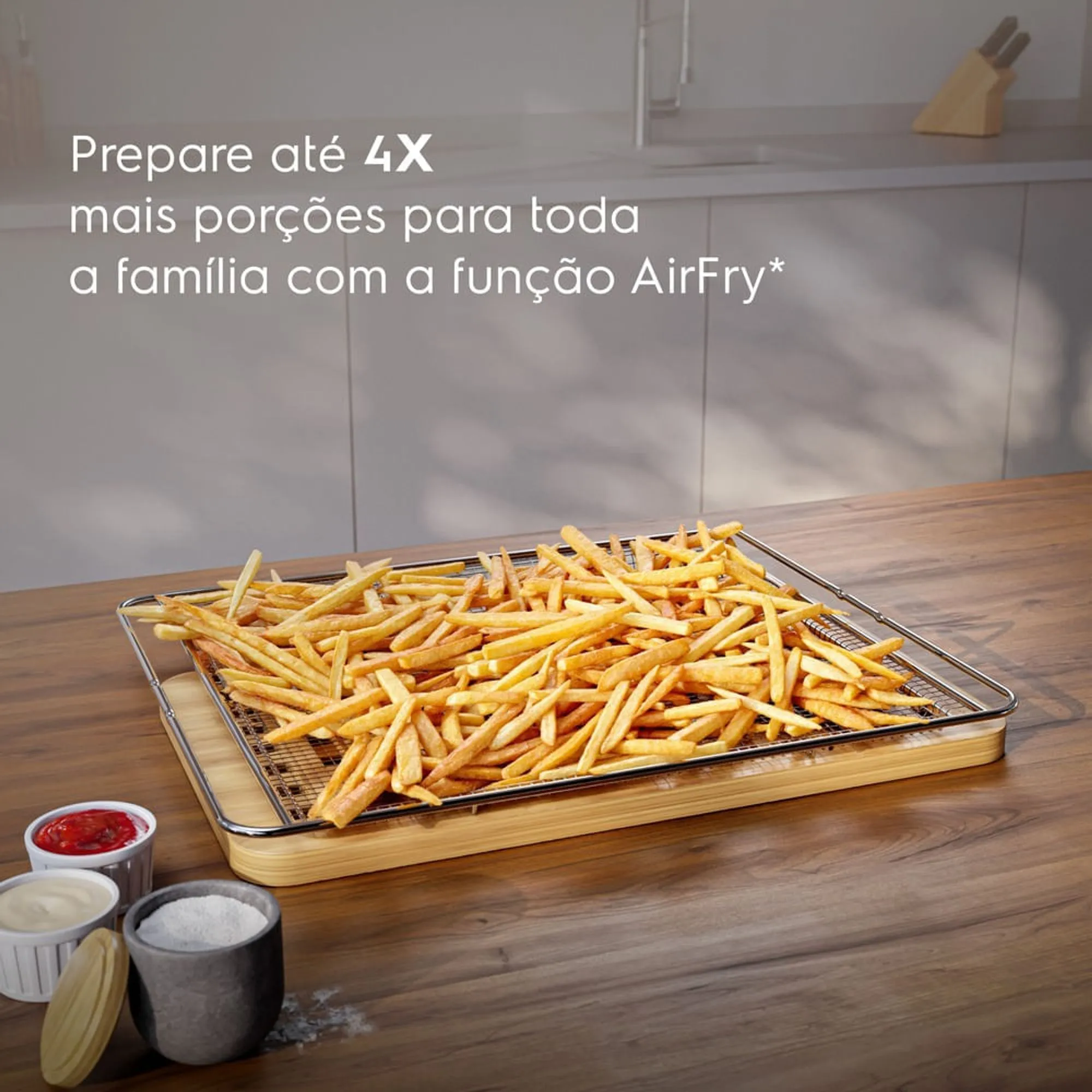 Forno de Embutir Elétrico Electrolux 50L Experience Air Fryer, PerfectCook360 e Painel Touch (OE5EA)