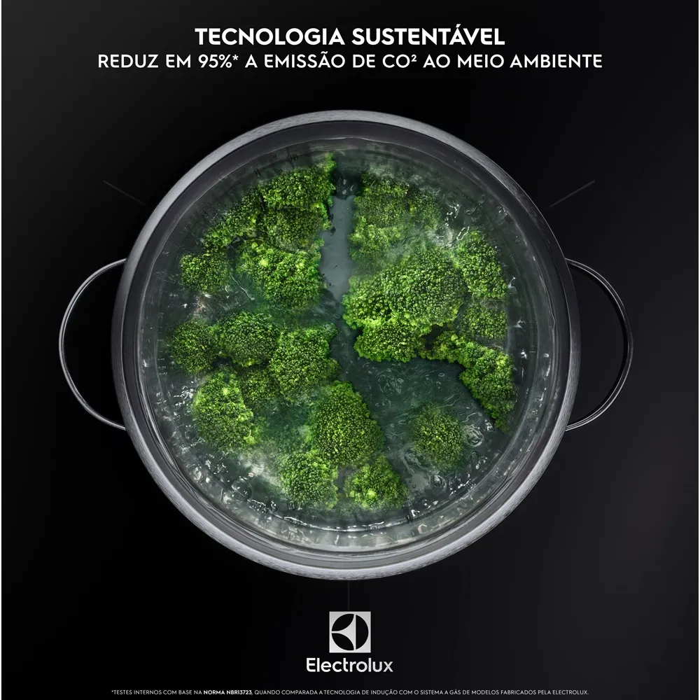 Cooktop 4 Bocas de Indução Electrolux Expert com Sense Fry e Timer (IE6SF)