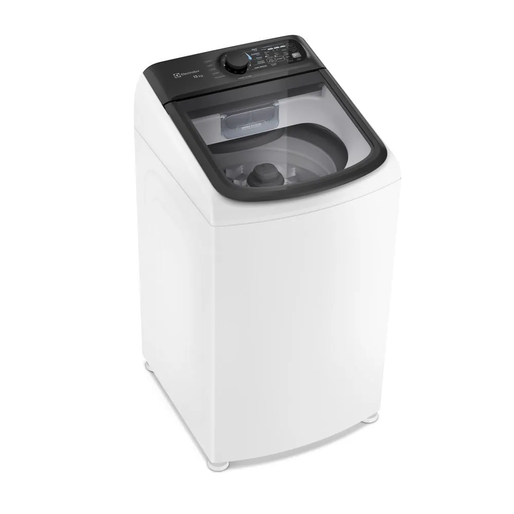 Máquina de Lavar Electrolux Efficient 13kg Branca Compacta, Pré-diluição e MaxFilter (LEM13)