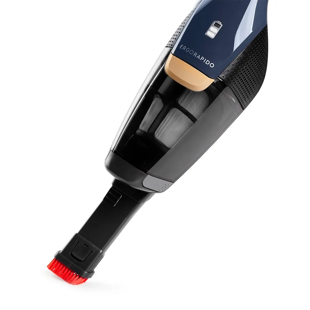 Aspirador de Pó Vertical Sem Fio Electrolux Ergorapido 2 em 1 Luz LED até 35 min Azul (ERG25N)