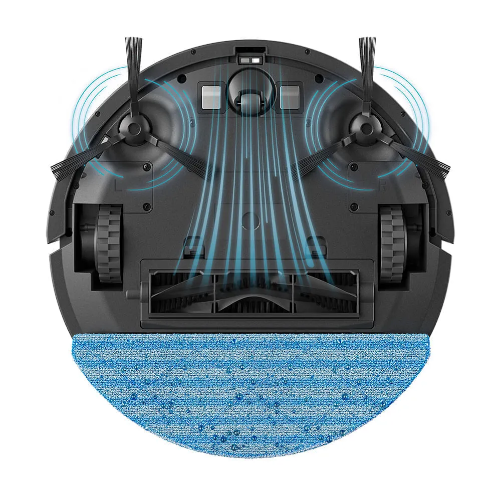 Robô Aspirador Electrolux 4 em 1 Wi-Fi Experience até 1h40 Mapeamento Preto (ERB60)