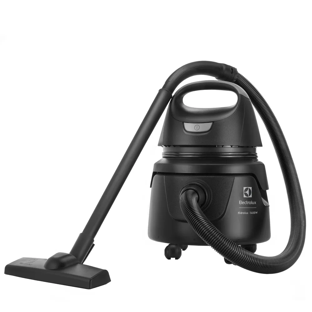 Aspirador de Pó e Água Electrolux 1400W Hidrolux Compacto com Função Sopro Preto (AWD02)