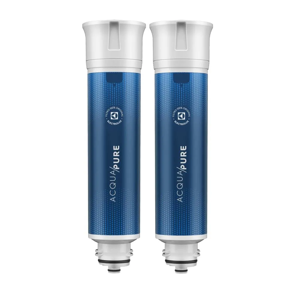 Kit 2 Filtros/Refis Original de Água Acqua Pure para Purificador Electrolux PC01B, PC01X, PE15B, PE15X e PE15P