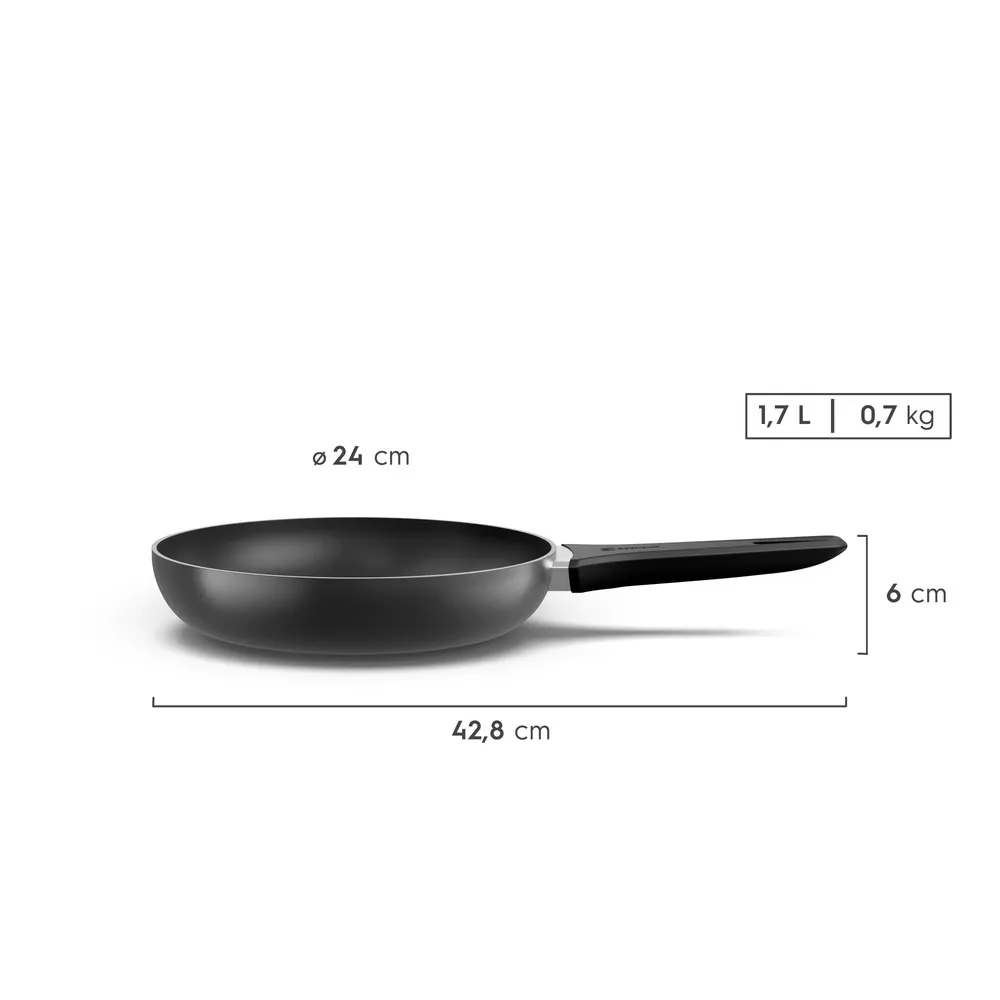 Jogo de Panelas Electrolux Alumínio Antiaderente Cinza Efficient com 5 peças
