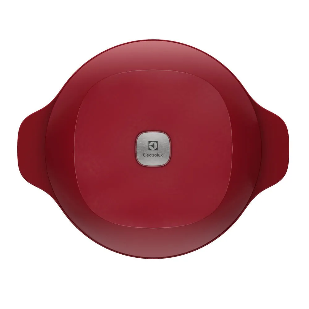 Jogo de Panelas Electrolux de Ferro Fundido Esmaltado Vermelha Expert 2 Peças
