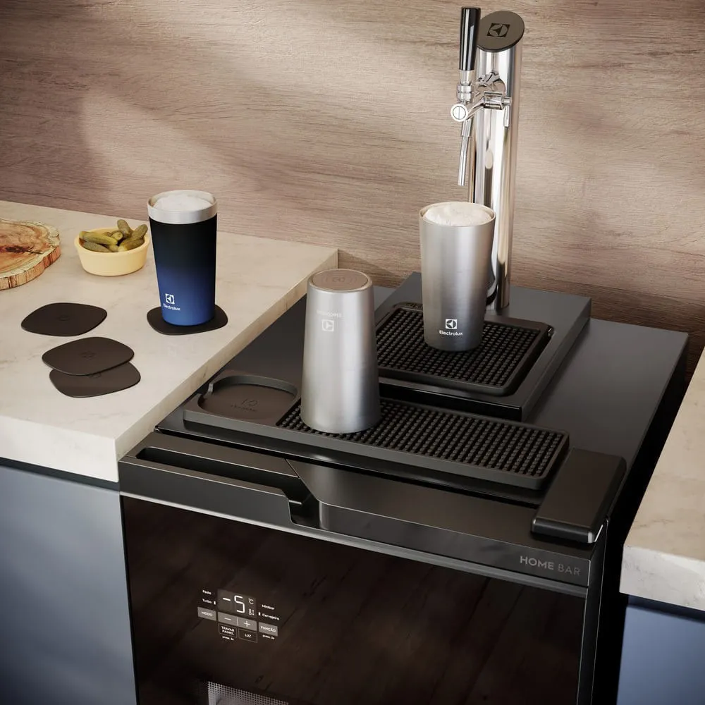 Suporte para Copos Electrolux Emborrachado com 4 Porta-Copos Integrados