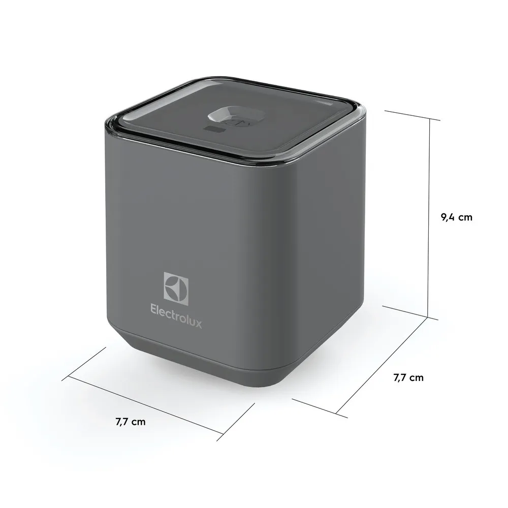 Kit Seladora a Vácuo Portátil com 5 Sacos Herméticos + Potes Herméticos de Vidro para Fechamento a Vácuo 02 Unidades Electrolux