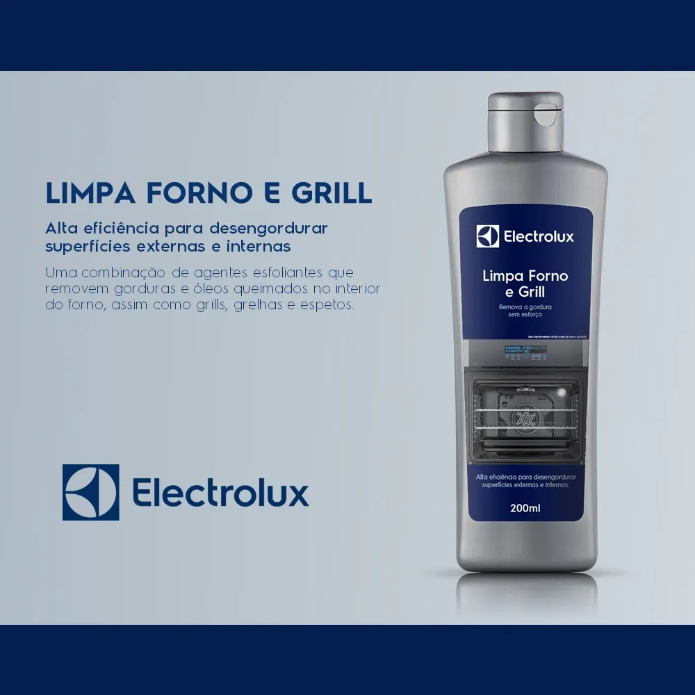 Kit Limpa Forno e Grill Electrolux Ação Desengordurante 2 unidades